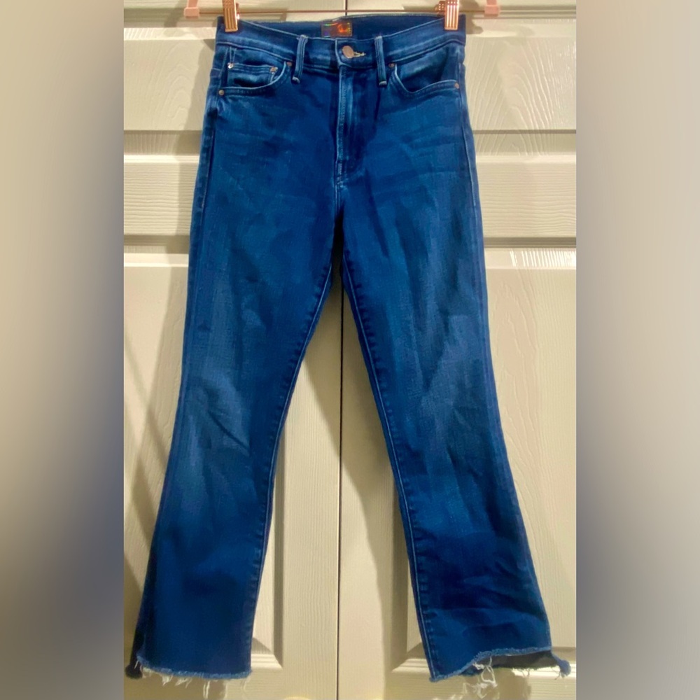 Mother The Insider Crop Step Fray jeans Sake To Me 25